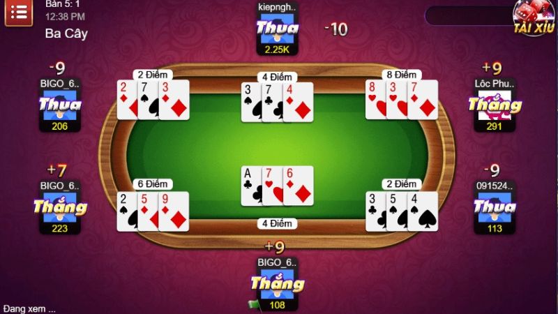 Tựa game đánh bài ăn tiền phổ biến